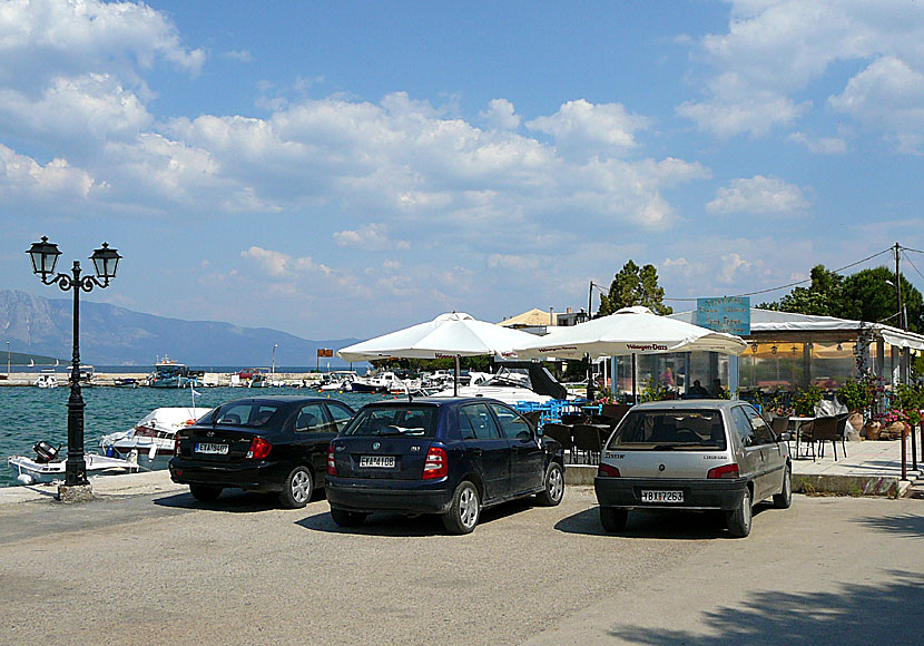 The port in Nikiana. Lefkada.