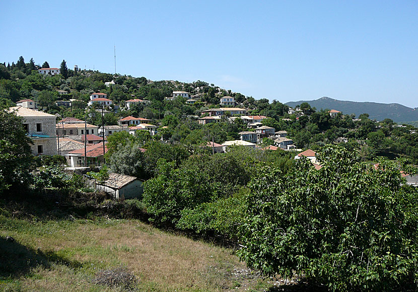 The village Poros. Lefkada.