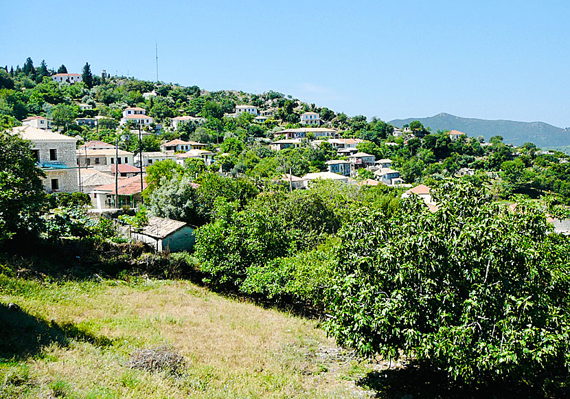 The village Poros. Lefkada.