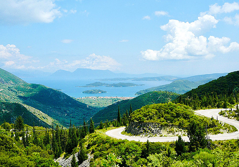 Lefkada is a very beautiful island offering fabulous views.