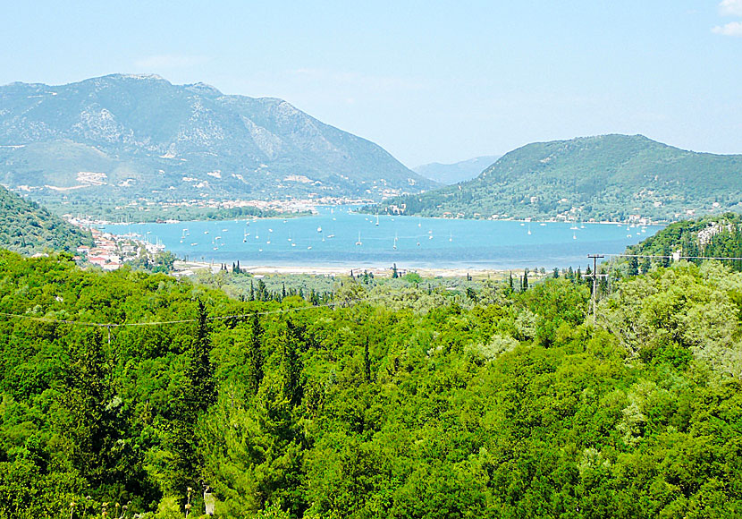 The bay of Vlichos. Lefkada.