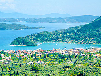 The village Nidri on Lefkada.