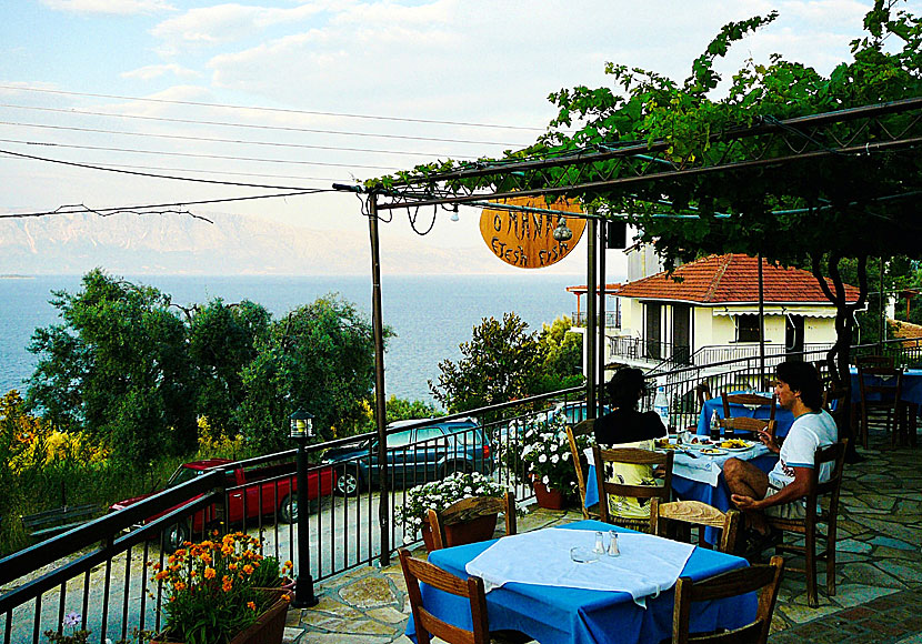 Taverna Minas in Nikiana. Lefkada.