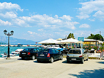 The village Nikiana on Lefkada.