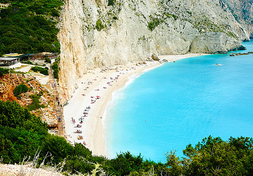 Wonderful Porto Katsiki on the west coast of Lefkada.