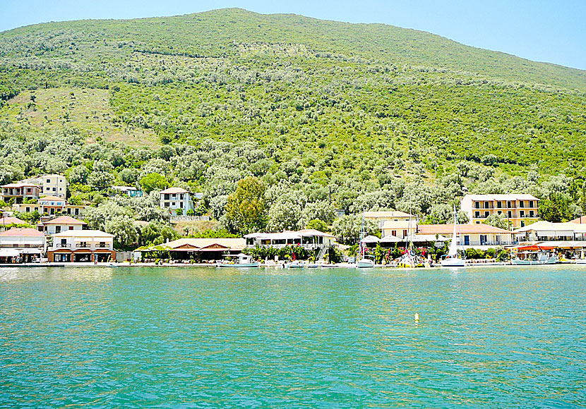 Sivota and the surrounding bay is one of the most beautiful places on Lefkada in the Ionian archipelago.