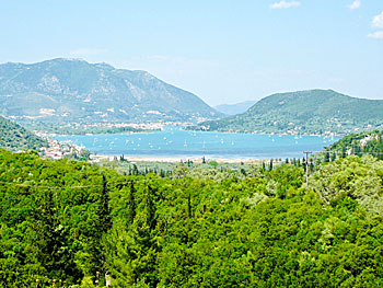 The village Vlichos on Lefkada.