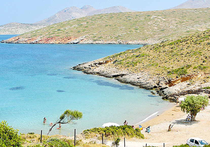 Agia Kioura beach on Leros.