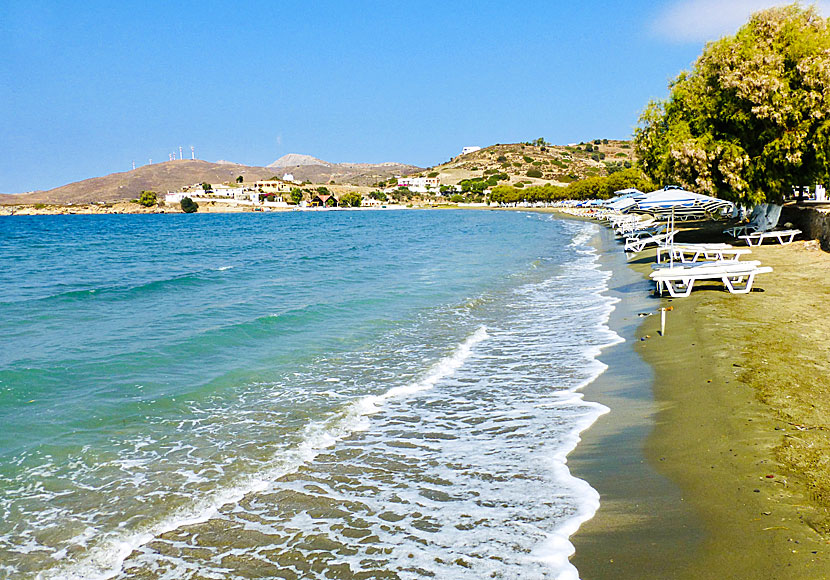 Gourna beach near Alinda on Leros in Greece.