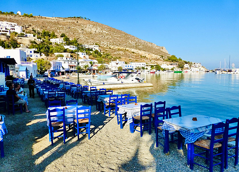 Very good tavernas and restaurants in Panteli on Leros.