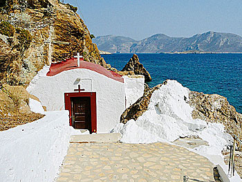 Panagia Kavouradena Church on Leros.