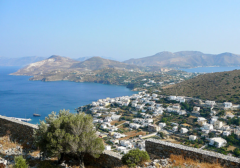 Panteli, Spilia and Vromolithos seen from Kastro.