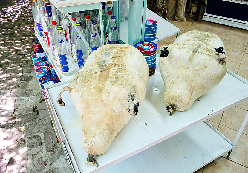 Cheese from Agiassos in Lesvos.