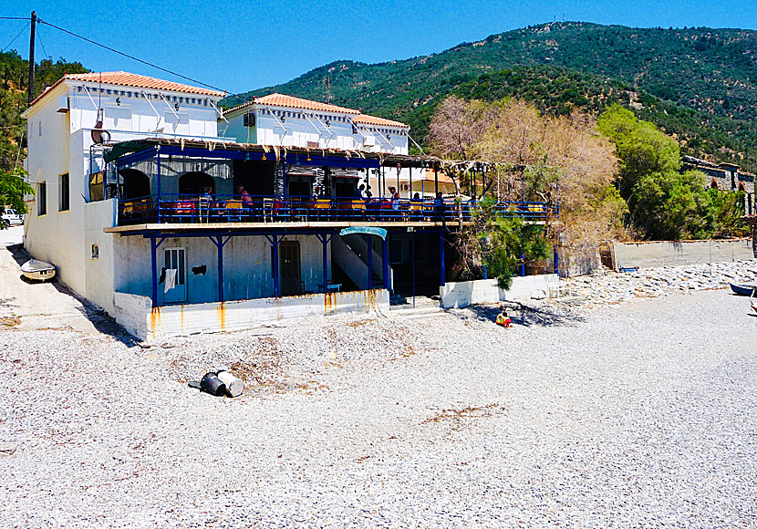 Tavern and hotel Psaros Melinta in Melinda on Lesvos.
