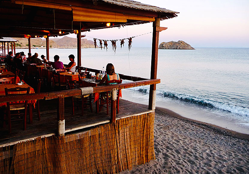 The fish taverna Soulatso is one of several good restaurants in Skala Eressos in Lesvos.