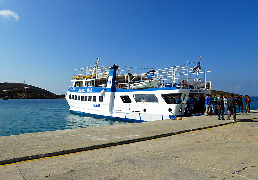 Patmos Star in the port of Lipsi.