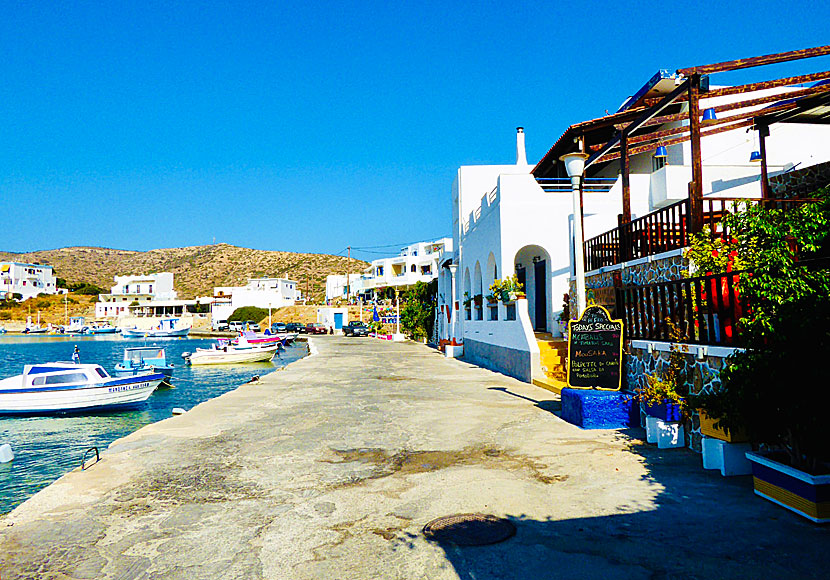 Restaurant Pefko on Lipsi in Greece.