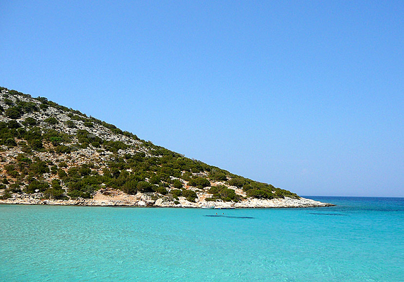 Lipsi. Platys Gialos beach.