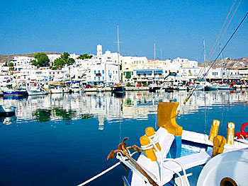 The village Adamas on Milos.