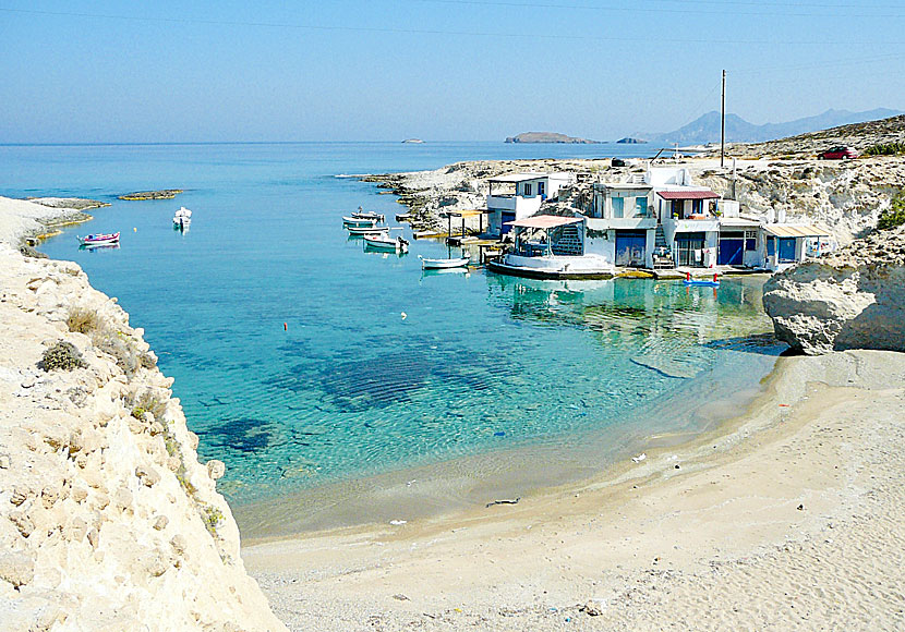 Milos main attraction the fantastic beaches which are among the best in all of Greece.