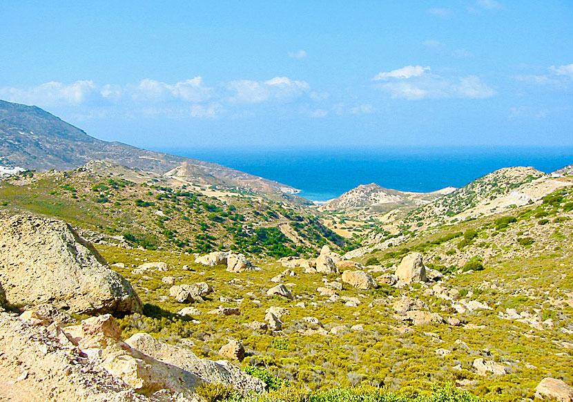 Hikes on southwest Milos in the Cyclades.