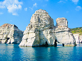 Kleftiko beach on Milos.