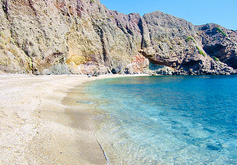 Paleochori beach is actually three beaches, the far part is for nudists.