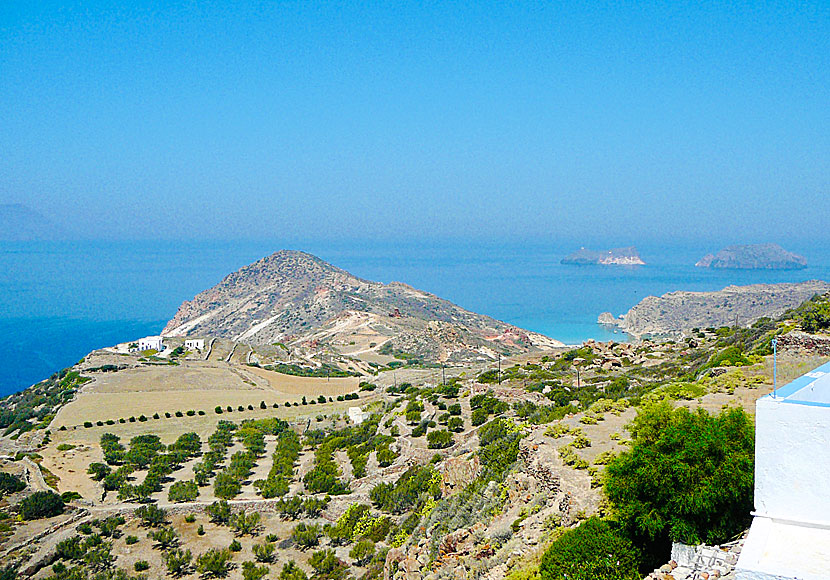 Hike on the island of Milos in Greece.