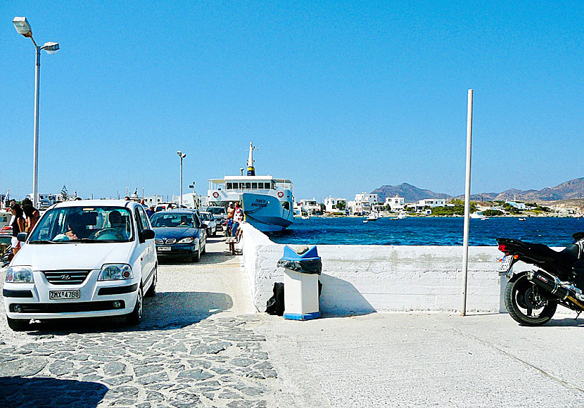 The port of Pollonia on Milos.