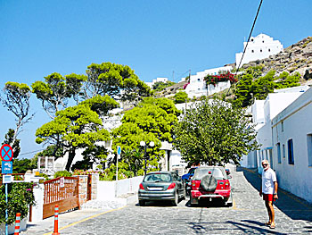 The village Plaka on Milos.