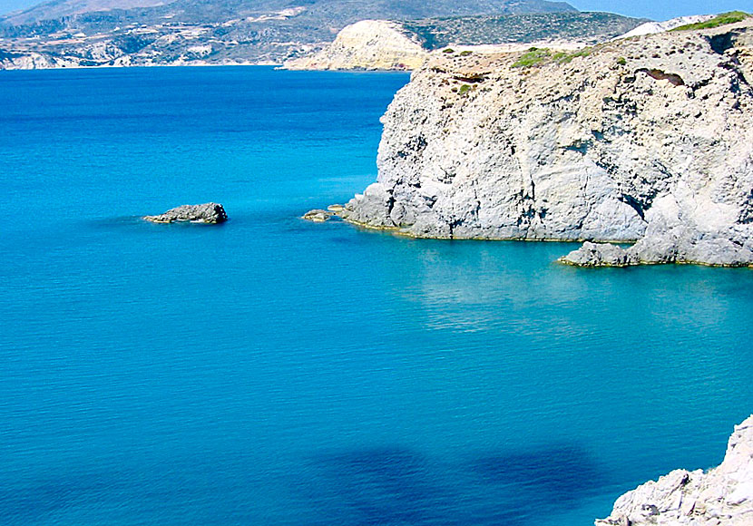 The fantastic water that surrounding the beaches Firiplaka and Tsigrado.