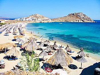 Agia Anna beach on Mykonos.