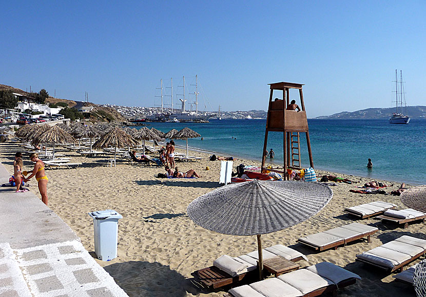 Agios Stefanos north of Mykonos Town.