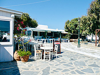 The village Ano Mera on Mykonos.