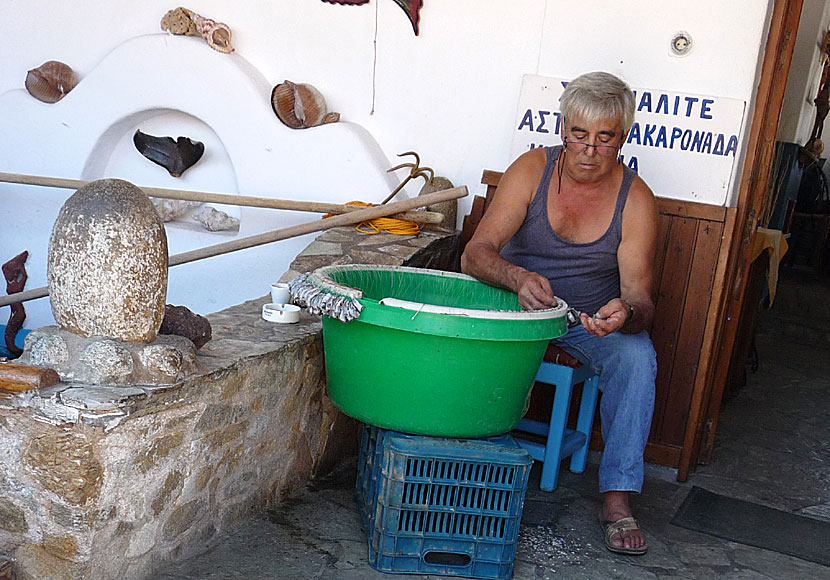 Fish Taverna Markos on Mykonos.