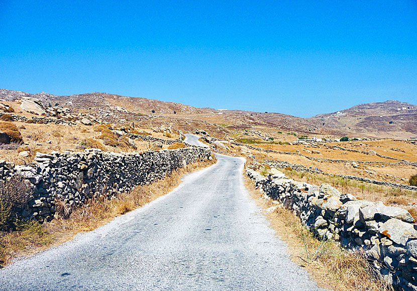 Hiking in Mykonos.