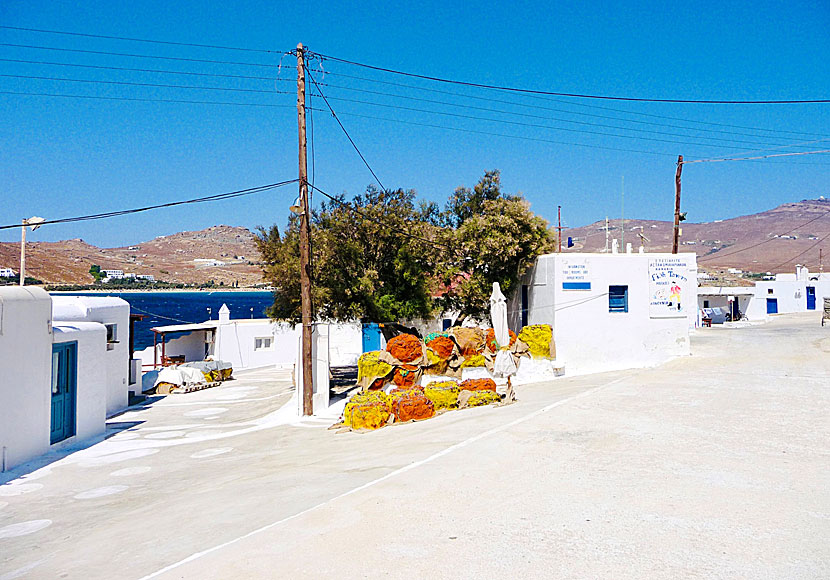 Fish Taverna Markos on the Tarsanas peninsula in Mykonos.