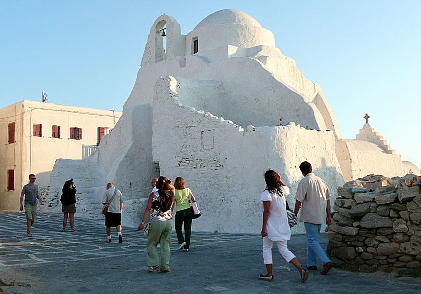 Church of Panagia Paraportiani in Mykonos Town.