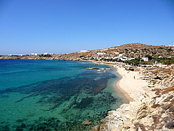 Paradise beach on Mykonos.