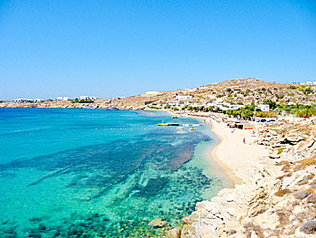 Paradise beach on Mykonos.