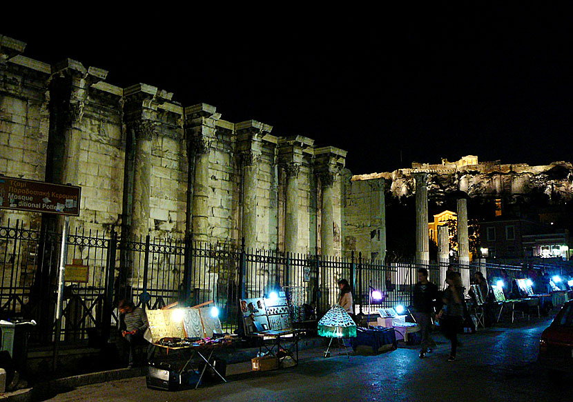 Hadrian's Library in Monastiraki in Athens.