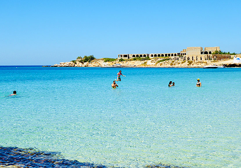 The beach paradise of Aliko on southwest Naxos in the Cyclades.