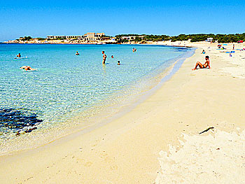 Aliko beach on Naxos.