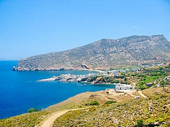 The village Apollonas  on Naxos.