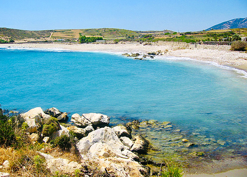 Azalas beach near Moutsouna in Naxos island.