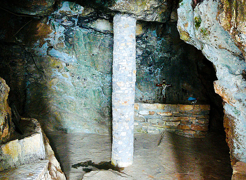 On Naxos there are several churches and chapels located in caves.