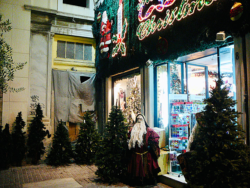 Celebrate Christmas in Athens, Greece.