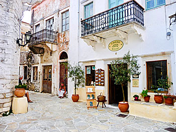 The village Chalki on Naxos.