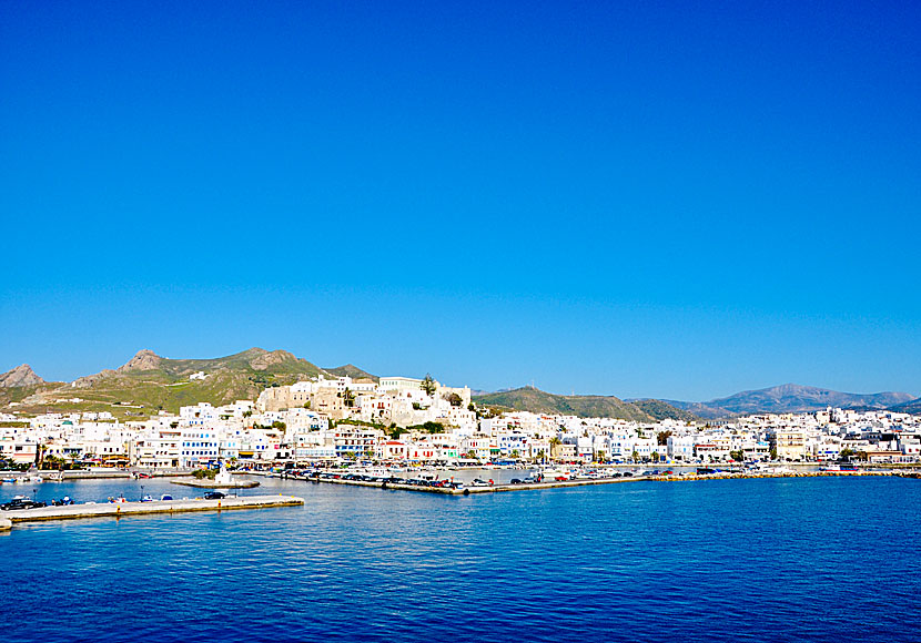 Naxos Town is one of the finest villages in the Cyclades.