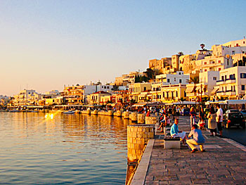 The village Naxos Town (Chora) on Naxos.